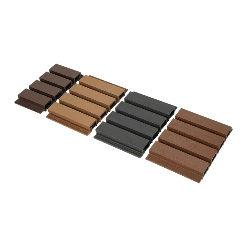 219×26mm Udendørs Anti-UV Co-ekstruderet WPC vægpanel