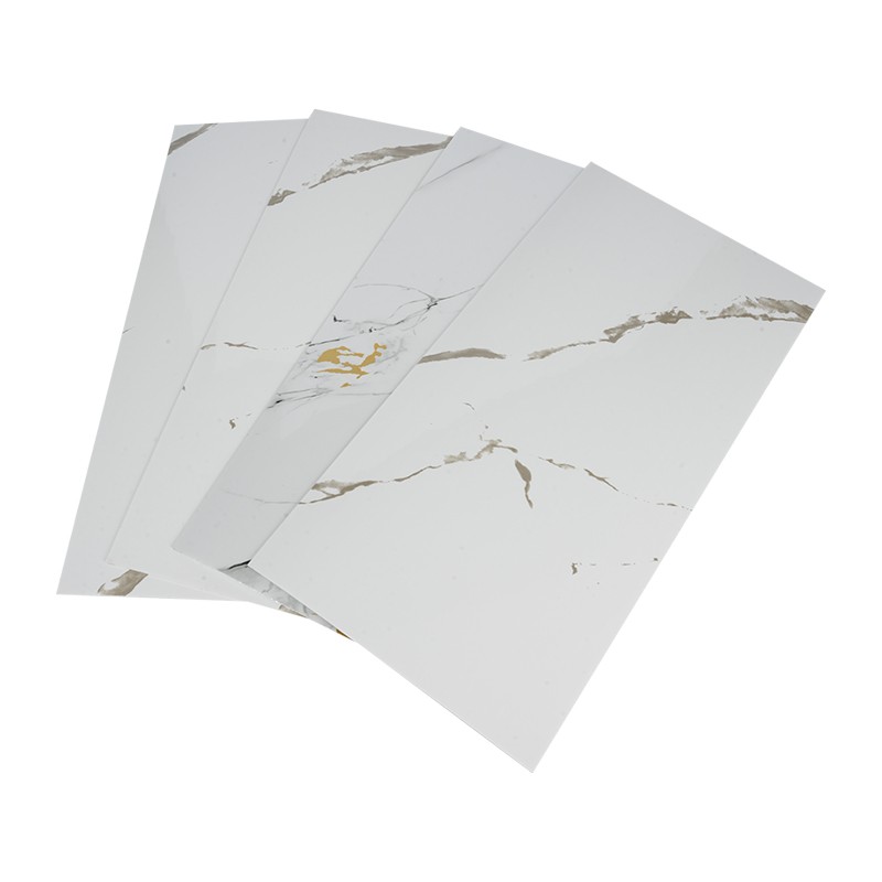 1,2×3m imiteret marmor Peel og Stick PVC Vægark