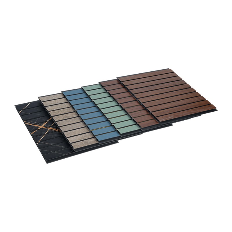 Indvendig rillet PVC Great Wall Panel Stue Vægbeklædning