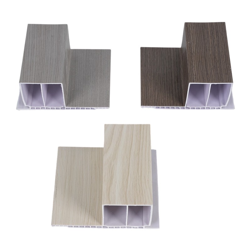 Wood Grain Hollow Interlocking Step Profileret WPC Great Wall Panel